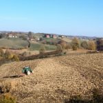 traktor na proplanku