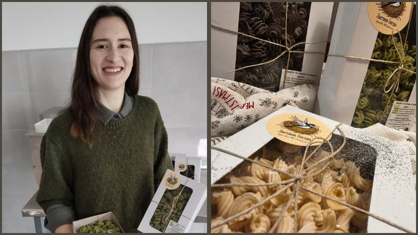 Lastino gnezdo testenina