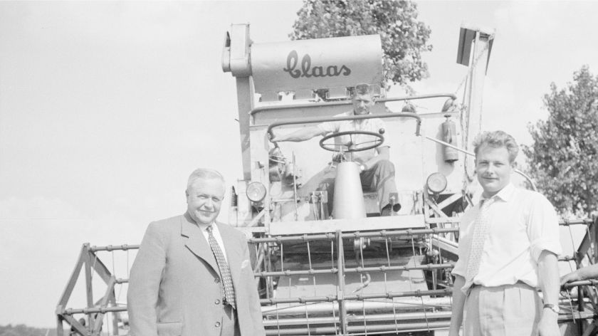 August i Helmut Claas, 1955. © CLAAS Helmut Claas