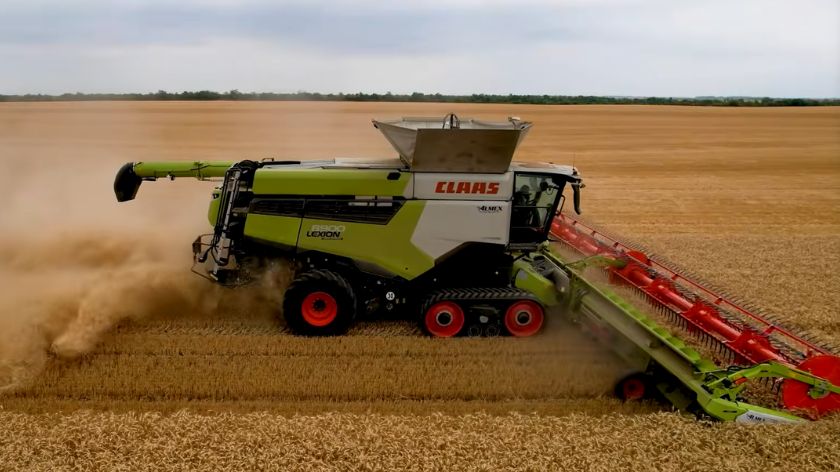 CLAAS LEXION 8900 u akciji © AGROmedia/Youtube screenshot CLAAS Lexion 8900